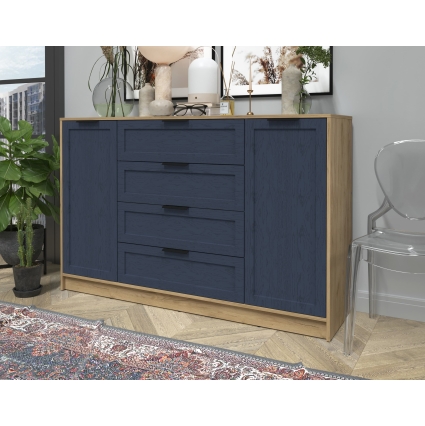 Тумба Тренд КТ-Т160 (Дуб золотой ЛДСП/ Дуб королевский ЛМДФ) Ш1600 В1020 Г451 Тумба Тренд КТ-Т160 (Дуб золотой ЛДСП/ Дуб королевский ЛМДФ) Ш1600 В1020 Г451